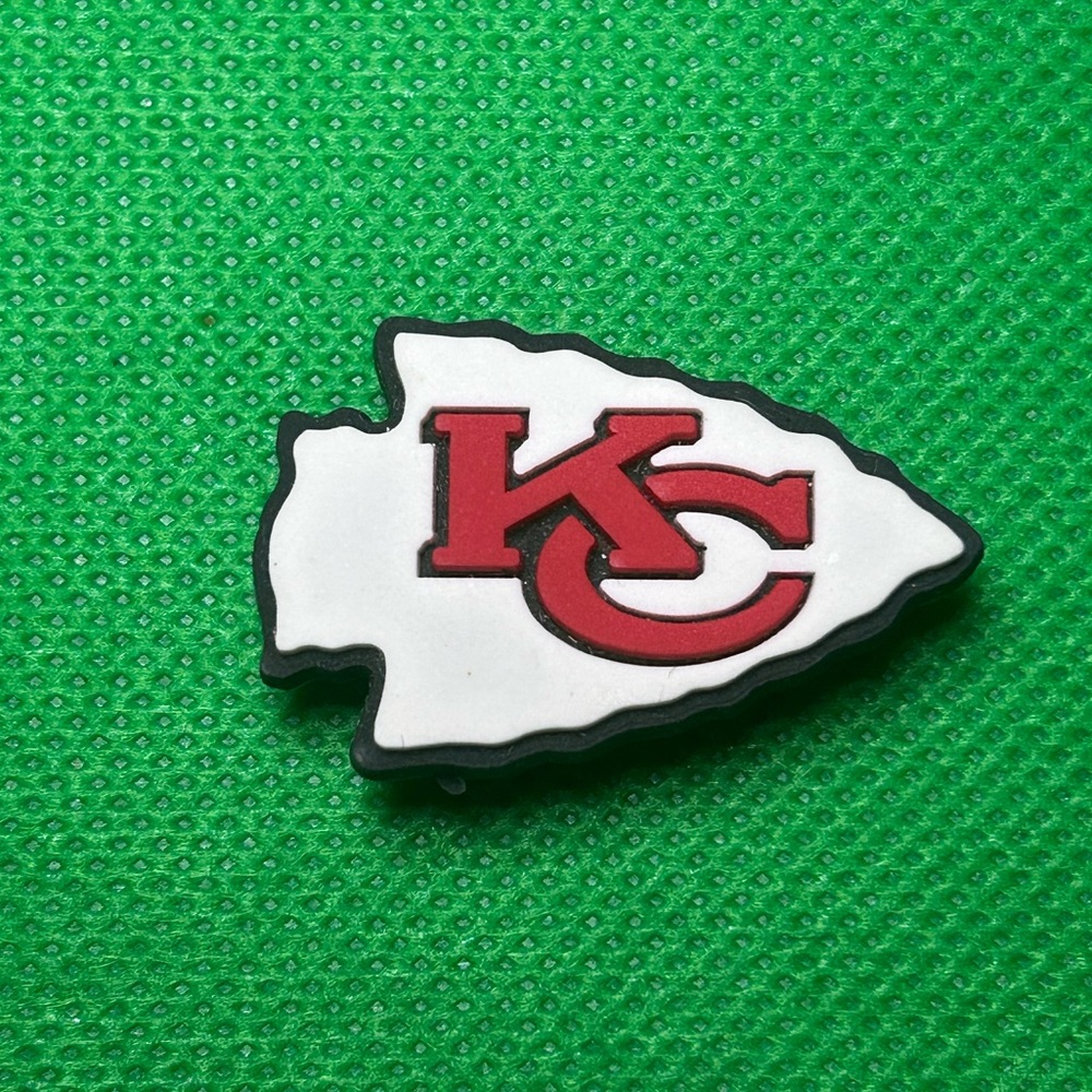 🌼 (5/$10 or 10/$15) NEW “NFL” Fun Croc Charm Collection Kansas City Chiefs NFL